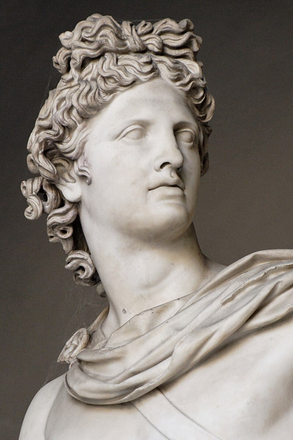 Apollo Belvedere male marble sculpture